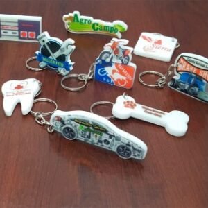 LLAVERO ACRILICO BLANCO